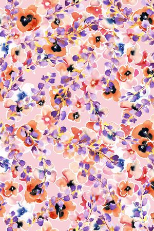 水彩印花华亿平台图片