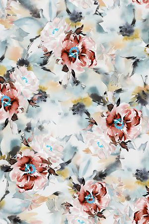 水墨风印花华亿平台图片