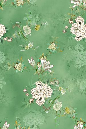 复古印花华亿平台图片