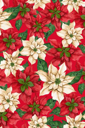 水彩花卉印花华亿平台图片