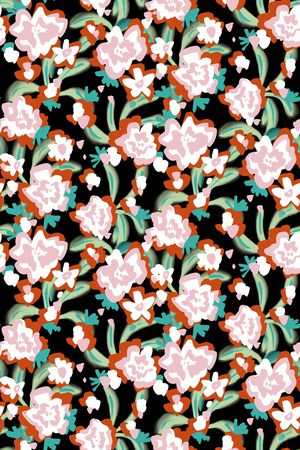 满版散花印花华亿平台图片