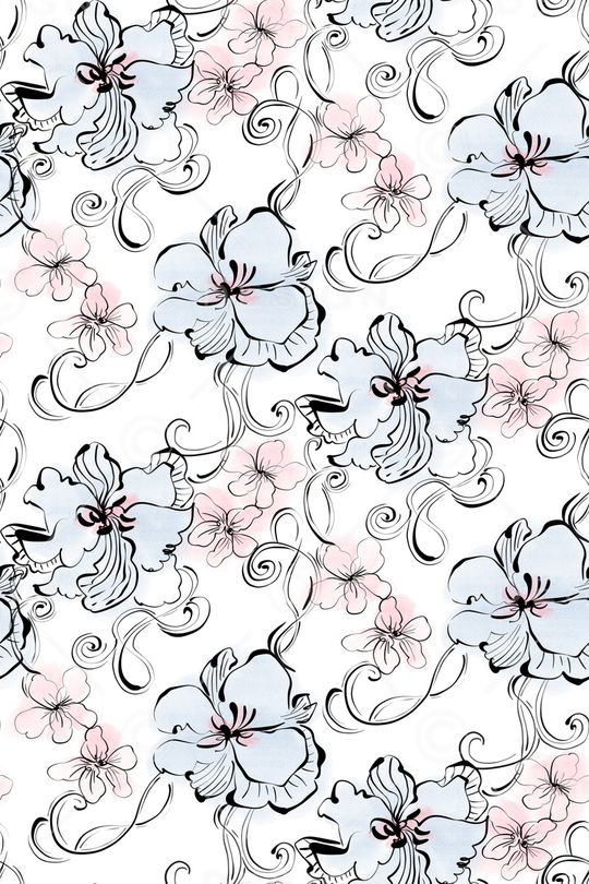 小清新印花华亿平台图片