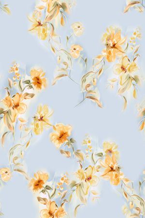 真丝印花华亿平台图片