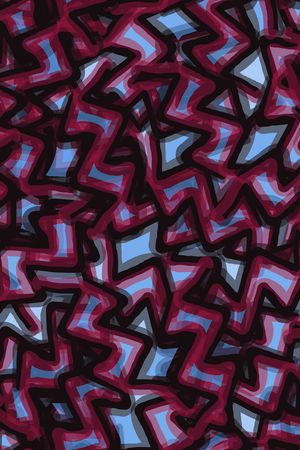 混合拼接印花华亿平台图片