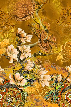 中老年女装印花华亿平台图片