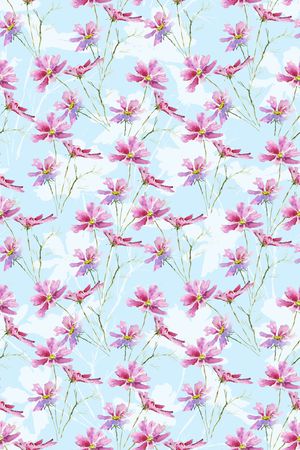 小清新印花华亿平台图片