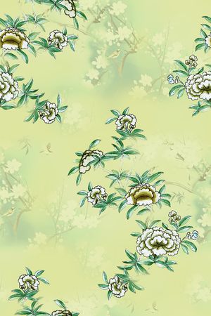 复古印花华亿平台图片