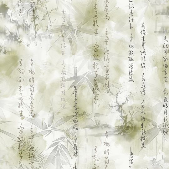 水墨风印花华亿平台图片