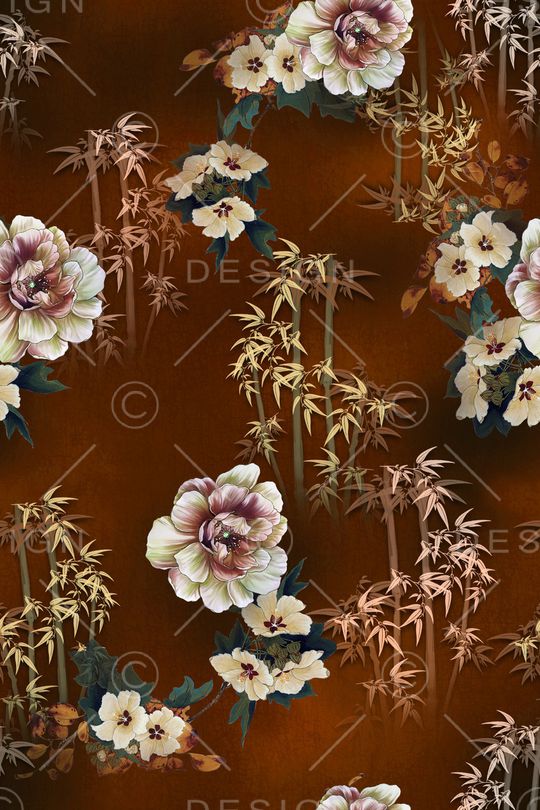 中国风印花华亿平台图片