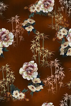 中国风印花华亿平台图片