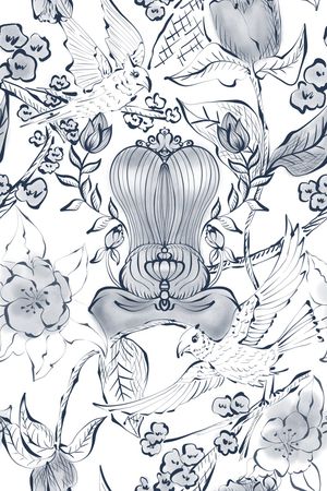 鸟印花华亿平台图片