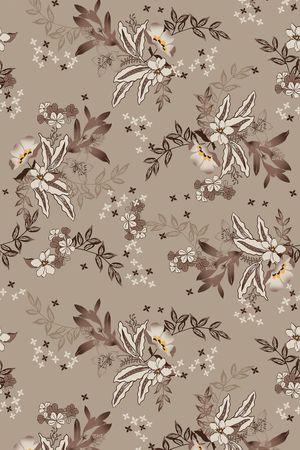 绿植树叶印花华亿平台图片