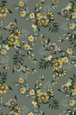 绿植树叶印花华亿平台图片