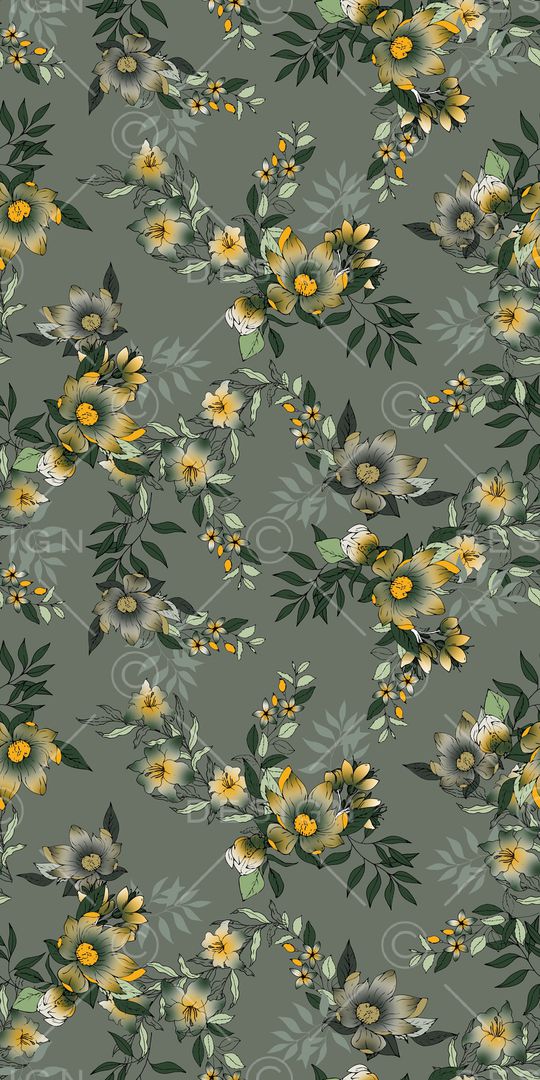 绿植树叶印花华亿平台图片