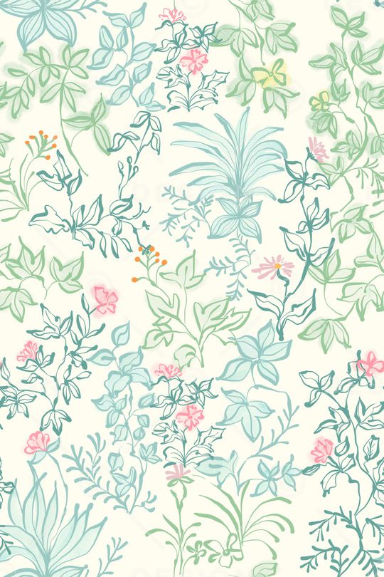 植物印花华亿平台图片