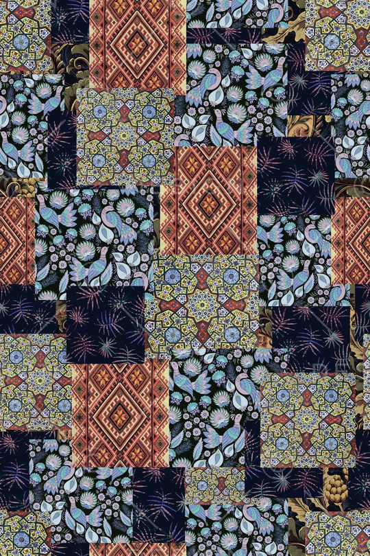 民族风印花华亿平台图片