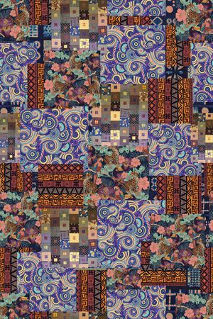 民族风印花华亿平台图片