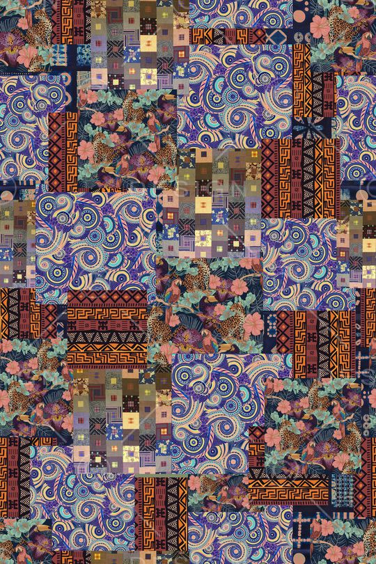 民族风印花华亿平台图片