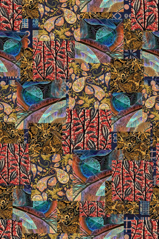 民族风印花华亿平台图片