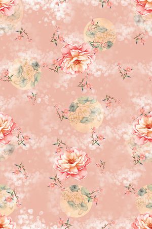 水彩印花华亿平台图片