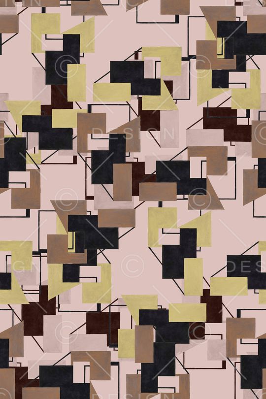 几何印花华亿平台图片