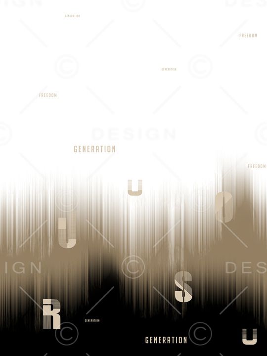 抽象男装印花华亿平台图片