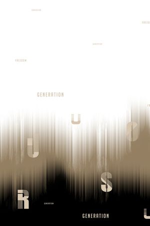 抽象男装印花华亿平台图片