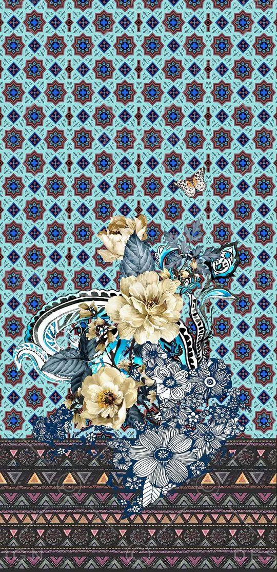 民族风印花华亿平台图片