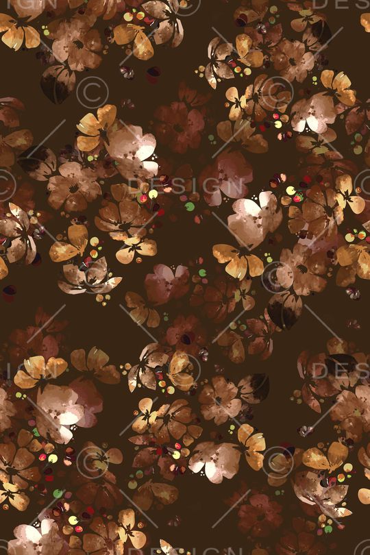 满版散花印花华亿平台图片