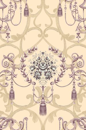 欧式花纹印花华亿平台图片