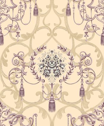 欧式花纹印花华亿平台图片