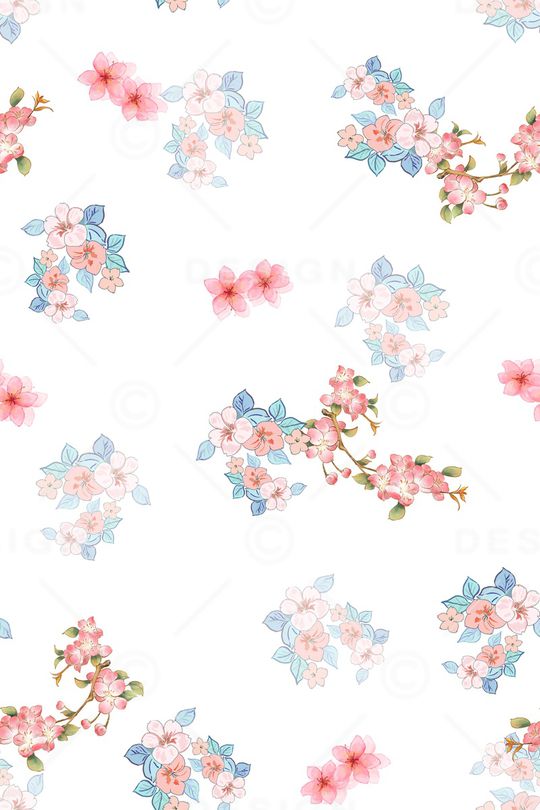 小清新印花华亿平台图片