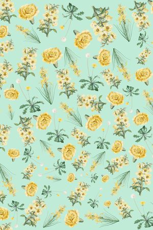 小碎花印花华亿平台图片