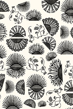 抽象印花华亿平台图片