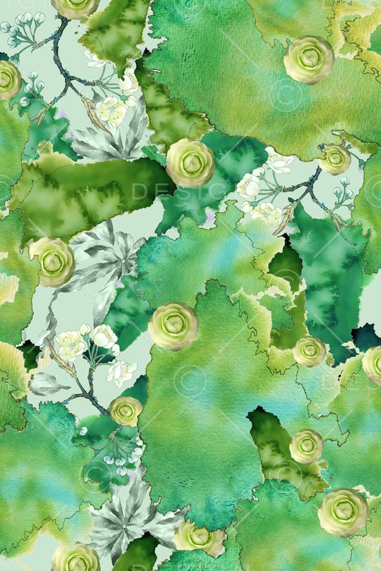 抽象印花华亿平台图片