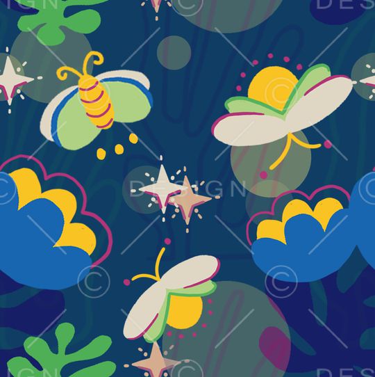 蝴蝶印花华亿平台图片