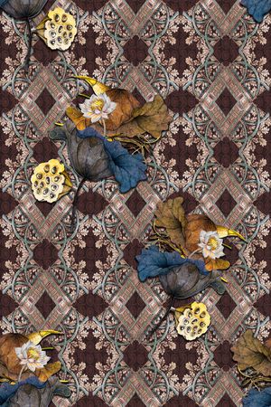 中国风印花华亿平台图片