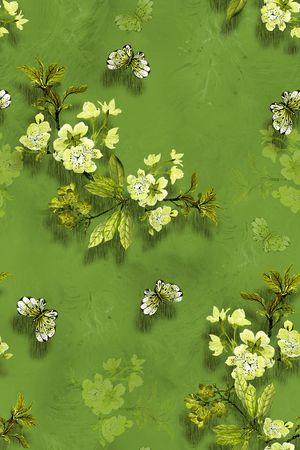 真丝印花华亿平台图片