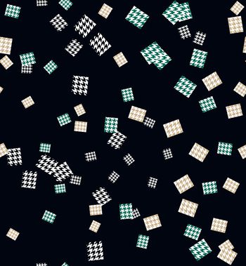 格子印花华亿平台图片