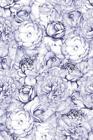 满版散花印花华亿平台图片