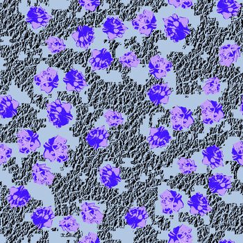 抽象花卉印花华亿平台图片