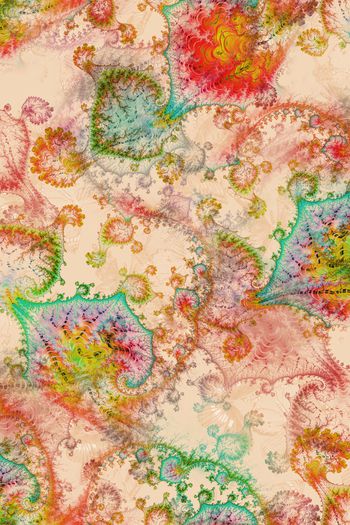 抽象印花华亿平台图片