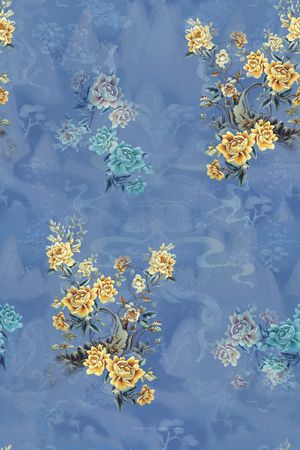 中国风印花华亿平台图片