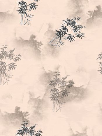 竹子印花华亿平台图片