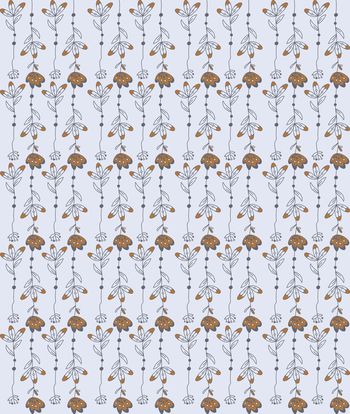 民族花卉印花华亿平台图片