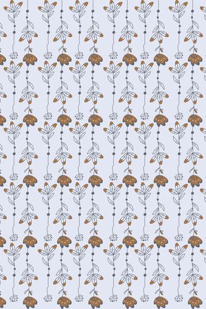 民族花卉印花华亿平台图片