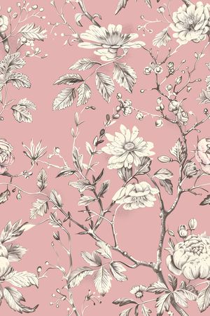 风格化花卉印花华亿平台图片