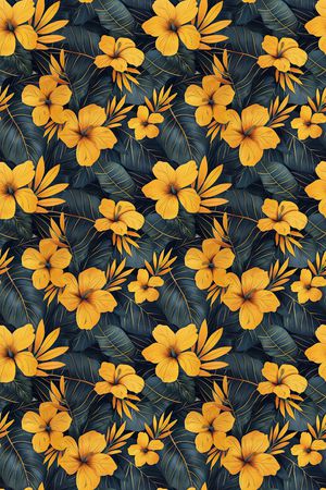 满版散花印花华亿平台图片