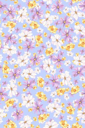 小碎花印花华亿平台图片