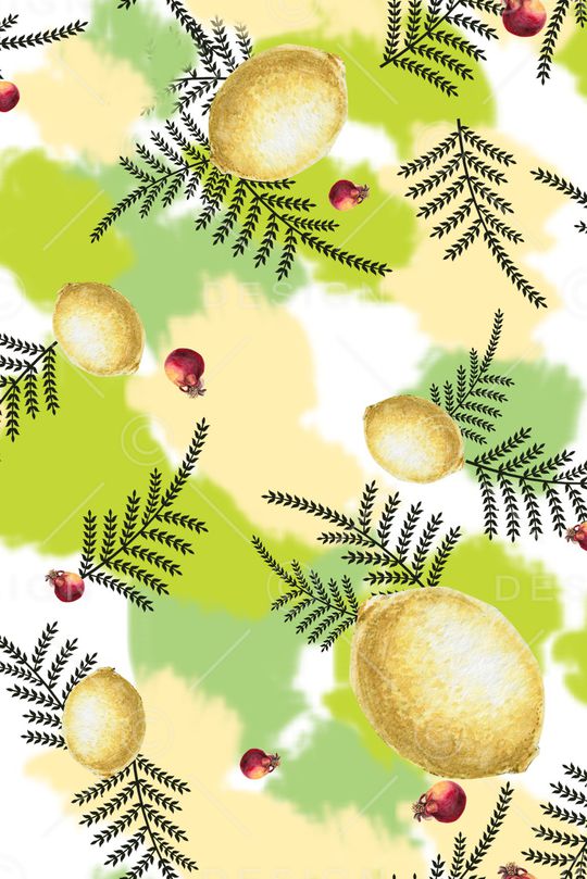 柠檬印花华亿平台图片